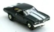 1998 Model Motoring Aurora T-Jet Chassis Boxed Slot Car 1970 Black Chevelle SS