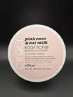 Ciroa Pink Rose & Oat Milk Body Scrub, New, Full Container, Free Shipping