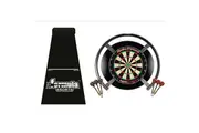 Target Darts OMNI Microband 3 Dart Board, Black Surround, Dart Mat + Darts
