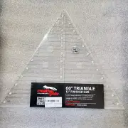 Creative Grids 60 degree Triangle 12-1/2in Quilt Ruler CGRT12560 - NEW, SEALED