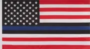 Red, White, and Blue Thin Blue Line US Flag 3' X 5' inches USA Flag