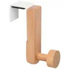 Over Door Hook Door Hanger Iron Rustic Wood Hook for Clothing Handbag Towel