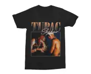 2Pac (Tupac) T-Shirt - Black