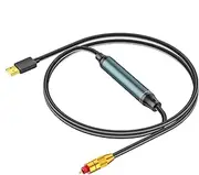 Generic USB to Optical Audio Converter - Alloy USB Optical Audio Adapter, Portable for Computers