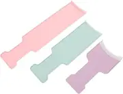 WOONEKY Multifunctional Hair Coloring Tool Balayage Highlight Board for Hairstylists Hair Dye Kit Flat Comb Damage- Plastic Material
