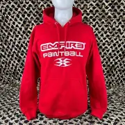 NEW Empire Paintball Hooded Pull Over Sweatshirt - Red - Large