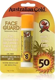 [Australian Gold] Australian Gold Face Guard SPF50 Sunscreen Stick, 14 Grams