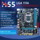 H55電腦主板LGA 1156針支持DDR3雙通道內存插槽 支持i3 530/i5 750/660 CPU 支持VGA