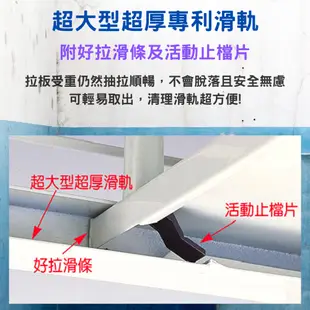 愛樂美 台灣製AI智慧2拉板2抽米桶5層電器收納架 置物架 收納櫃 附插座 A-12502-5 (8.1折)