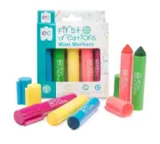 First Creation Maxi Markers 5p Kids Art Craft Creative Play Learning Fine Motor