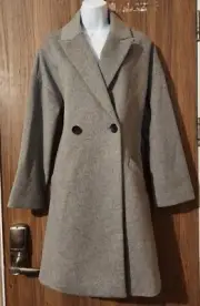 PHASE EIGHT Emery Wool Blend Coat in Grey - S - £225