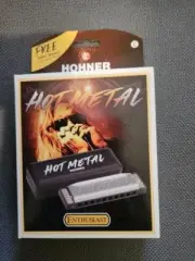 Hohner Hot Metal Harmonica Key of C new