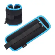 Ankle Weights, Leg Weight Straps Adjustable 2lbs Ankle Weight Set, Black