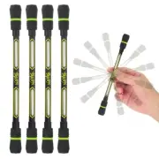 4 Pcs 19cm Rolling Finger Pen, 0.5mm Spinning Rotating Pen, Yellow