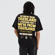 [Nena and Pasadena AFL] Richmond Tigers AFL Heavy Raptor Tee Jet Black
