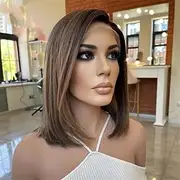 Bob Wig Lace Front Human Hair Wig Lace Front Wig Short Straight Lace Wig Human Hair