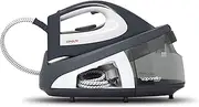 Polti Vaporella Simply VS10.12 Steam Iron Station 6.5 Bar Unlimited Battery Life 120 g/min Steam Outlet Grey and White