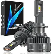 VAWIT D2H LED Fog Light Bulbs, 30000LM 6500K White 800% Brightness, Plug and Play, Pack of 2