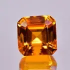 Natural Certified Padparadscha Sapphire Asscher Fine Cut Loose Gemstone 14.90 Ct