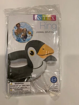 Inflatable Intex Pool Split Ring Float Swim Child Penguin Kids Fun Floatation