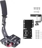 ZHSYMX PC/PS4/PS5 USB Handbrake, 64Bit Linear Handbrake, Compatible with Logitech G29, PS4/PS5 and PC, with Fixing Clip and Plate