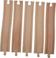 Wooden Train Track Model Kit Expand Your Train Track Toy Collection Easy Assemble for Boys and Girls