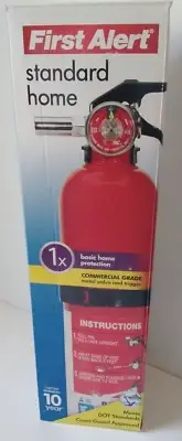NIB 2012 First Alert ABC Standard Home Fire Extinguisher Rechargeable #FE1A10GR