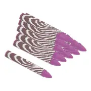 Lumber Marking Crayons, 16 Pcs 4.2x0.6 Inch Hex Wax Tire Marker, Purple