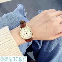 在飛比找Yahoo!奇摩拍賣優惠-『柒柒3C數位』KIMIS 簡約皮革錶帶手錶對錶女錶男錶原宿