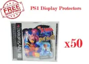 50 Sony PlayStation 1 PS1 Video Game Clear Plastic Protective Protection Cases