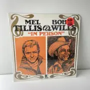 MEL TILLIS & BOB WILLS: In Person MCA 12" LP 33 RPM New SEALED