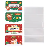 40 Pack DIY Holiday Scratch Off Cards For Christmas Gift Exchange