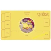 Pikachu Pokemon Playmat With Zones Trading Card Game Play Mat 24*14" _jj6