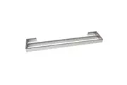 AGUZZO Montangna Stainless Steel Double Towel Rail 750mm - Polished