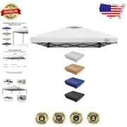 8x8FT Waterproof Popup Canopy Replacement Top with Air Vent for Outdoor Events