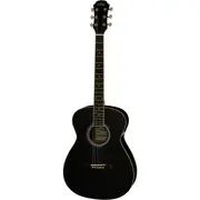 Aria AFN-15 Prodigy Series Acoustic Folk Body Guitar - Black Gloss