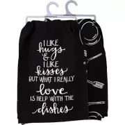 Primitives by Kathy Help With The Dishes Dish Towel 106755 New