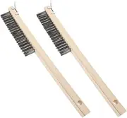iplusmile Wire Brush for Stove Cleaning Hand Brush for Oven for Sauce BBQ Grill Scraper