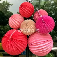在飛比找樂天市場購物網優惠-海浪紙工藝店鋪櫥窗裝飾用品商場裝飾布置道具吊飾西瓜燈籠球裝飾