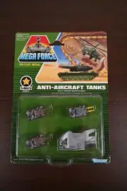 1989 Kenner Mega Force V ROCS Army Anti-Aircraft Tanks