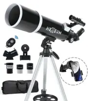 Telescope for Adults & Beginner Astronomers - 80mm Aperture 600mm Fully Multi...