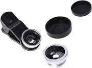 COLLBATH 3 1 Fisheye Lens Phone Charms Portable Phone Lens Wide-Angle Lens Phone Zoom Telephoto Fish Eye Lens for Phone x Phone Accessories Phone Wide Angle Lens Macro Camera Cell Phone