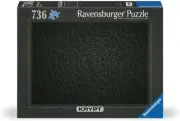 NEW & SEALED Ravensburger 00054 Krypt Black 736 Pc Jigsaw Puzzle USA SELLER