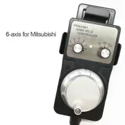 6 Axis MGP CNC Handwheel Manual Pulse Generator For Mitsubishi CNC Engraving tps