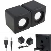 1 Pair USB Speakers Computer Speaker Sound For PC Notebook Desktop Laptop 3.5mm