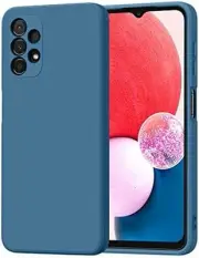 Silicone Protective Case for Samsung Galaxy A13, Shockproof Bumper with Microfib