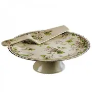 Andrea by Sadek | Monica Pedestal CakeStand Server ✪NEW✪ 16032 IVORY PORCELAIN