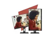 AOC 27" IPS, 4ms, FHD, Adaptive Sync, Border less, Height Adjustable Stand, VESA 100X100m, Speakers HDMI, DP, VGA Office Monitor 27E3QAF