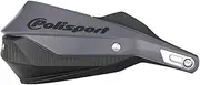 POLISPORT 8308800007 – Hand Protectors Trail Blazer 2 Attachment Points with Plastic Bar MX-Style Including Mounting Kit Compatible with All MX/Enduro Models in Nardo Grey/Black