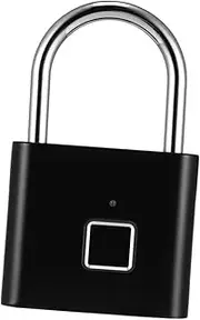 TOVINANNA Intelligent Fingerprint Password Lock for Luggage and Cabinets Black Suitcase Lock with Fingerprint Capacity Versatile Security for Travel Indoor and Outdoor Gear